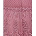 Cotton Heavy Net Scarf With Lace and Embroidery 